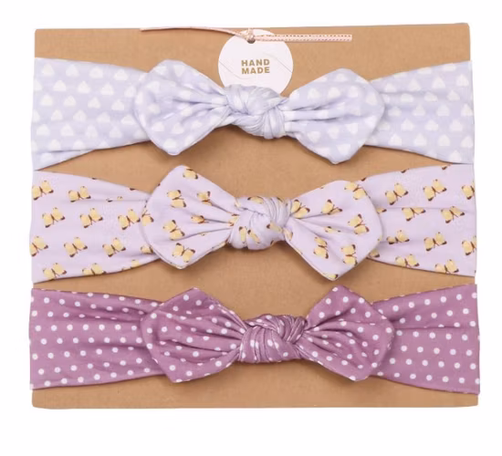 3PCS/Set Baby Headbands for Baby Girls Bow Knot Turban Floral Print Kids Hair Bands Newborn Headwear Baby Hair Accessories